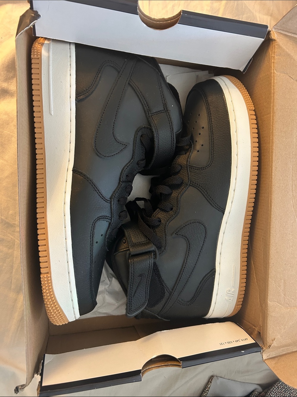 Nike Air Force 1 Black & White Men’s Size 10 New In Box